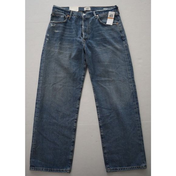 Citizens of Humanity Women's Sz 29 Old Blue Emery Cropped Relaxed Fit Jeans $218 - Picture 1 of 10